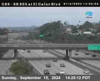 SB 805 at El Cajon Blvd (On Ramp)