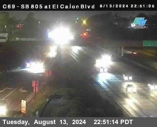 SB 805 at El Cajon Blvd (On Ramp)