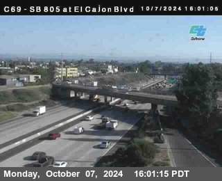 SB 805 at El Cajon Blvd (On Ramp)