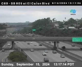 SB 805 at El Cajon Blvd (On Ramp)