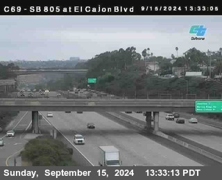 SB 805 at El Cajon Blvd (On Ramp)