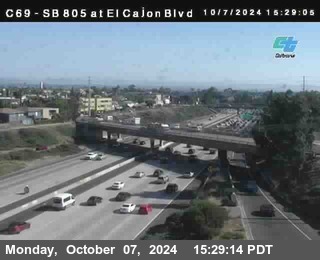 SB 805 at El Cajon Blvd (On Ramp)