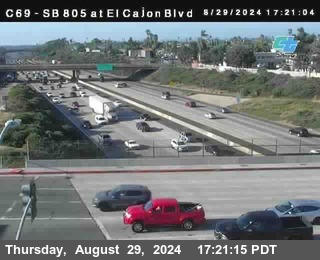 SB 805 at El Cajon Blvd (On Ramp)