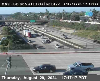 SB 805 at El Cajon Blvd (On Ramp)