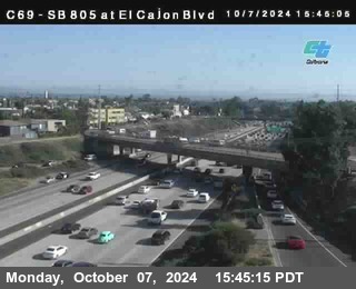 SB 805 at El Cajon Blvd (On Ramp)