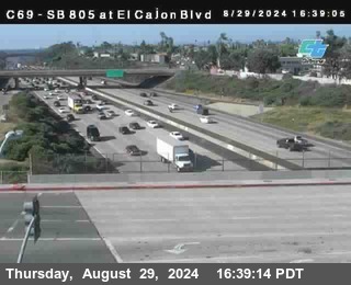 SB 805 at El Cajon Blvd (On Ramp)