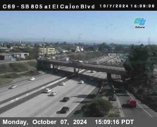 SB 805 at El Cajon Blvd (On Ramp)