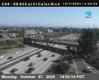 SB 805 at El Cajon Blvd (On Ramp)