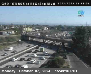 SB 805 at El Cajon Blvd (On Ramp)