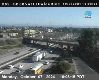 SB 805 at El Cajon Blvd (On Ramp)