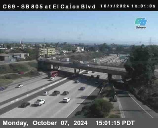 SB 805 at El Cajon Blvd (On Ramp)