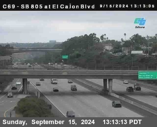 SB 805 at El Cajon Blvd (On Ramp)