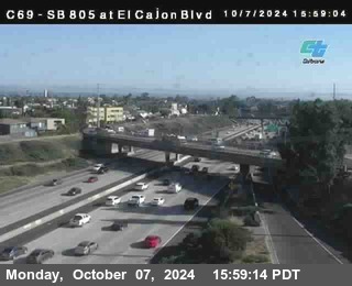 SB 805 at El Cajon Blvd (On Ramp)