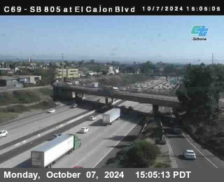 SB 805 at El Cajon Blvd (On Ramp)