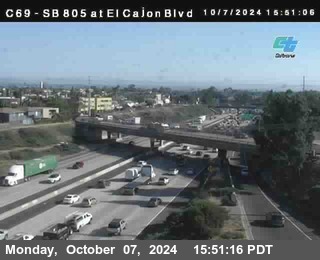 SB 805 at El Cajon Blvd (On Ramp)