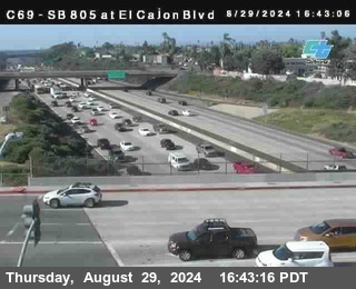 SB 805 at El Cajon Blvd (On Ramp)