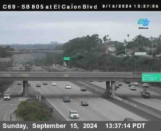 SB 805 at El Cajon Blvd (On Ramp)