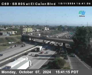 SB 805 at El Cajon Blvd (On Ramp)