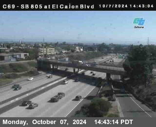 SB 805 at El Cajon Blvd (On Ramp)