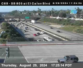 SB 805 at El Cajon Blvd (On Ramp)