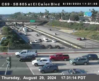 SB 805 at El Cajon Blvd (On Ramp)