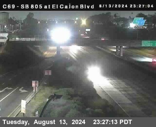 SB 805 at El Cajon Blvd (On Ramp)