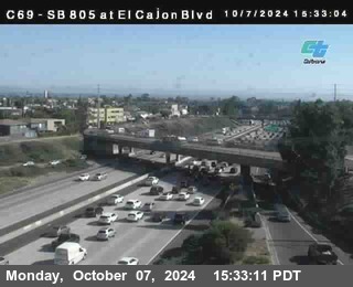 SB 805 at El Cajon Blvd (On Ramp)