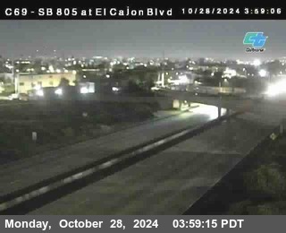 SB 805 at El Cajon Blvd (On Ramp)