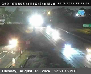 SB 805 at El Cajon Blvd (On Ramp)