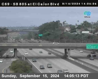 SB 805 at El Cajon Blvd (On Ramp)