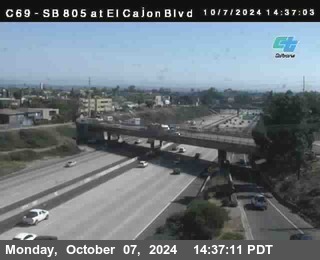 SB 805 at El Cajon Blvd (On Ramp)