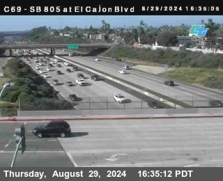 SB 805 at El Cajon Blvd (On Ramp)