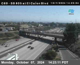 SB 805 at El Cajon Blvd (On Ramp)