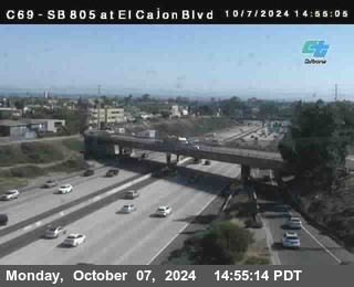 SB 805 at El Cajon Blvd (On Ramp)