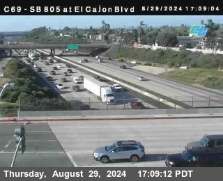 SB 805 at El Cajon Blvd (On Ramp)