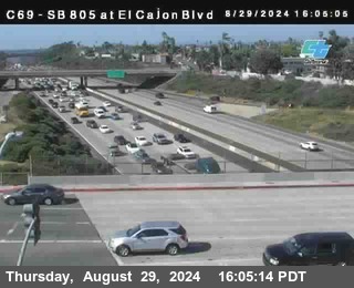 SB 805 at El Cajon Blvd (On Ramp)