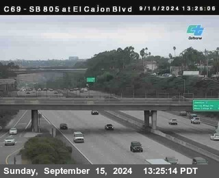 SB 805 at El Cajon Blvd (On Ramp)