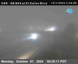 SB 805 at El Cajon Blvd (On Ramp)