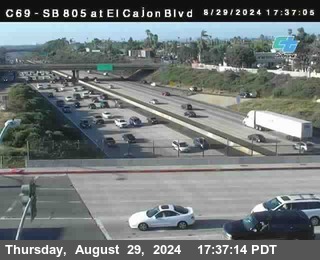 SB 805 at El Cajon Blvd (On Ramp)