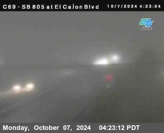 SB 805 at El Cajon Blvd (On Ramp)