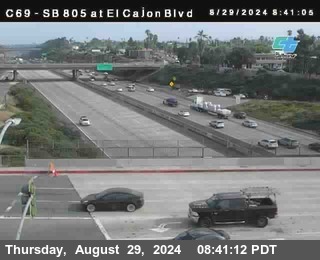 SB 805 at El Cajon Blvd (On Ramp)