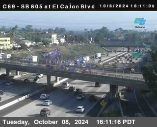 SB 805 at El Cajon Blvd (On Ramp)