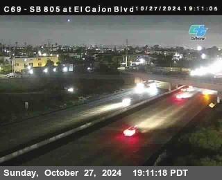 SB 805 at El Cajon Blvd (On Ramp)