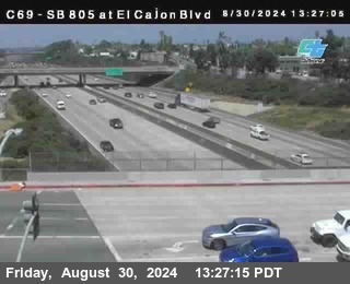 SB 805 at El Cajon Blvd (On Ramp)