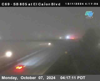 SB 805 at El Cajon Blvd (On Ramp)