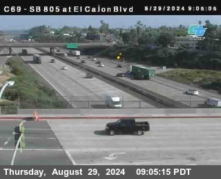 SB 805 at El Cajon Blvd (On Ramp)