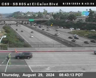 SB 805 at El Cajon Blvd (On Ramp)