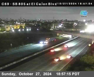 SB 805 at El Cajon Blvd (On Ramp)