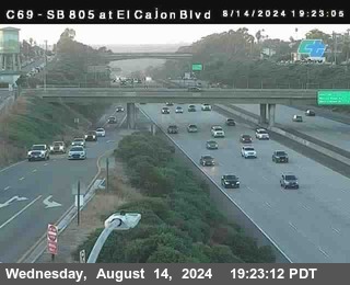 SB 805 at El Cajon Blvd (On Ramp)