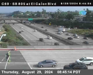 SB 805 at El Cajon Blvd (On Ramp)